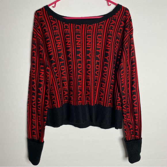 Woman's Statement Sweater Top Sz Medium Gabrielle Union New York & Co - Picture 1 of 8